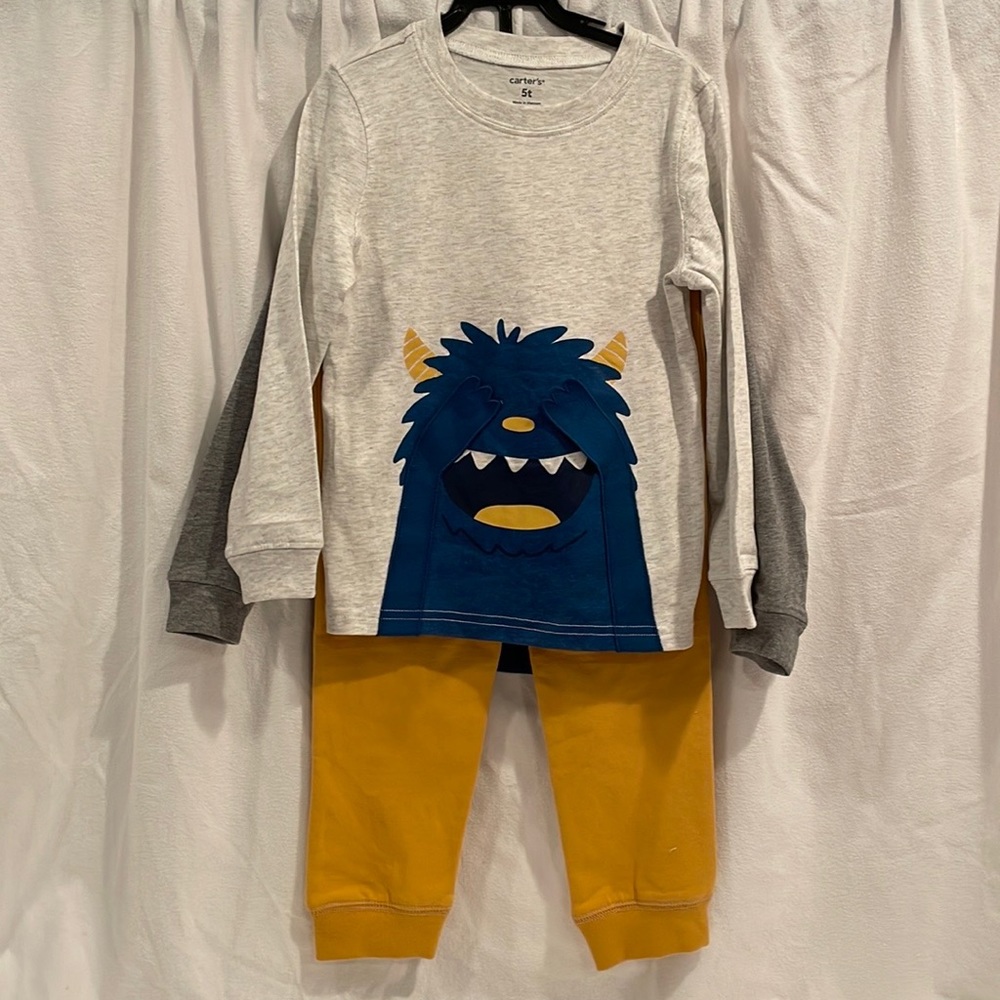 Carter’s Boys 5T 3-piece Monster Set